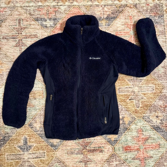 Columbia Black Fleece Jacket - Picture 1 of 6